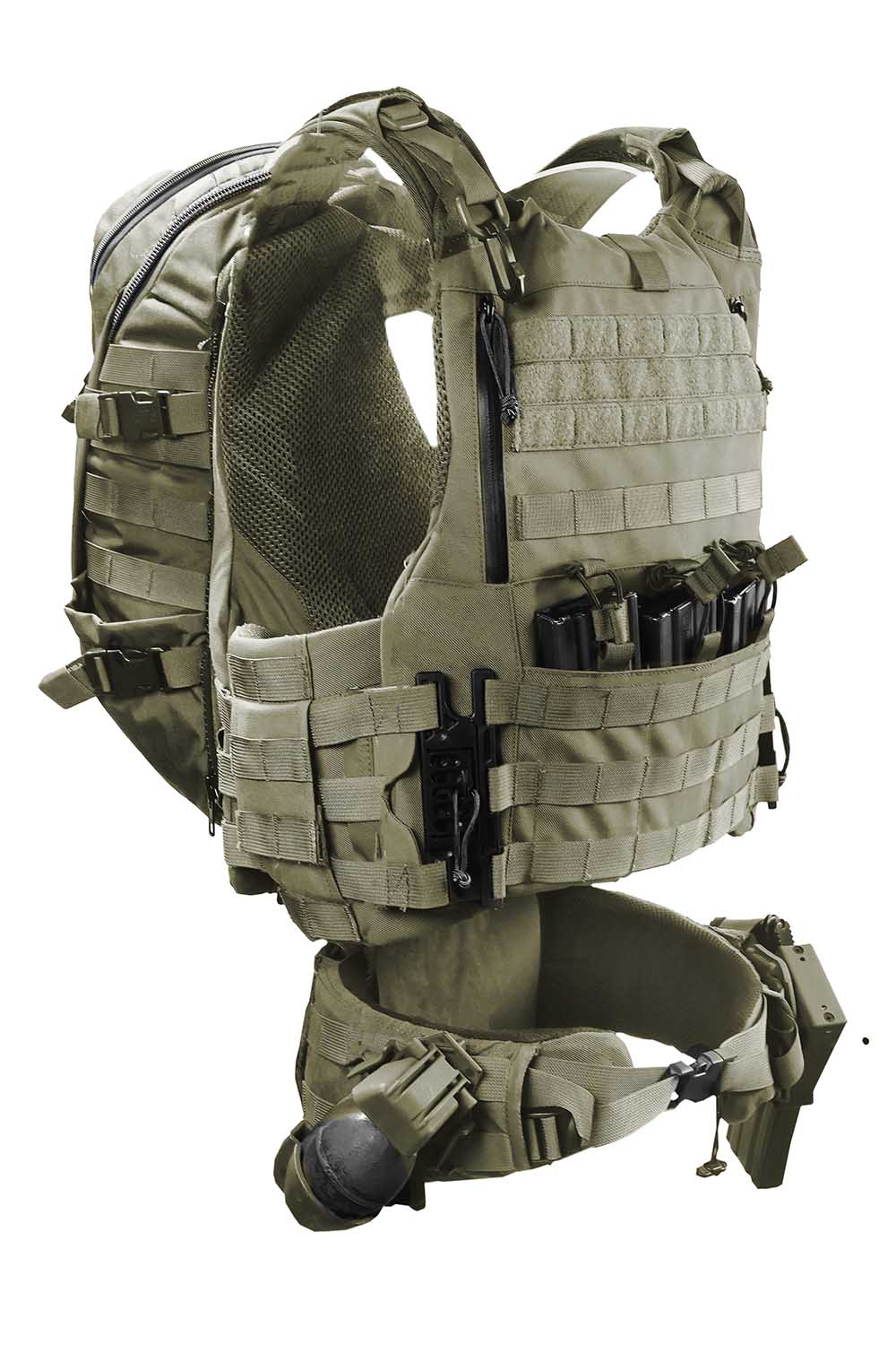 BARSKA Tactical Vest: Tactical, Universal, Nylon, Zipper